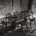 black marble dining table