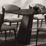 black marble dining table