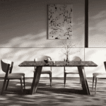 black marble dining table